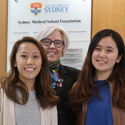 First GEMS scholars of CUHK Medicine under Prof Alicia Jenkins of University of Sydney